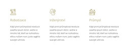 Robotické Inženýrství - Základní HTML Šablona