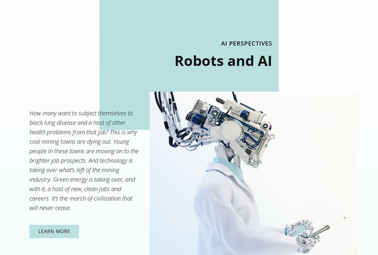 AI and the robotics revolution CSS Template