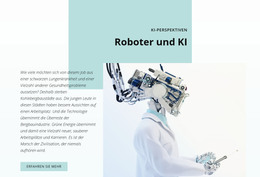 KI Und Die Robotik-Revolution – HTML-Website-Layout