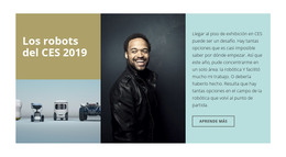 Página HTML Para Análisis E Investigación De Robótica