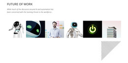 Robotic HTML Templates | Nicepage