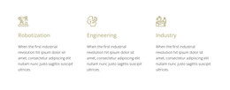 Robotic HTML Templates | Nicepage