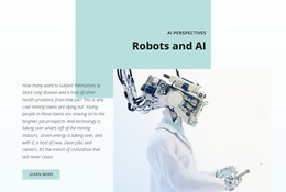 AI And The Robotics Revolution - Beautiful HTML5 Template