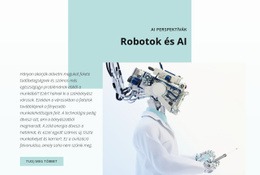 Ingyenes Tervezősablon Az AI És A Robotika Forradalma Számára