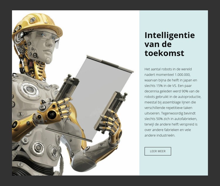 Innovatietechnologie en strategie Website mockup