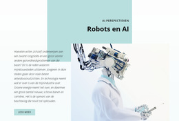 AI En De Robotica-Revolutie - Websitesjabloon Downloaden