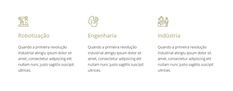 Engenharia robótica Template CSS