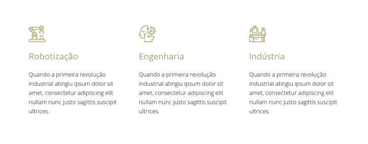 Engenharia robótica Landing Page