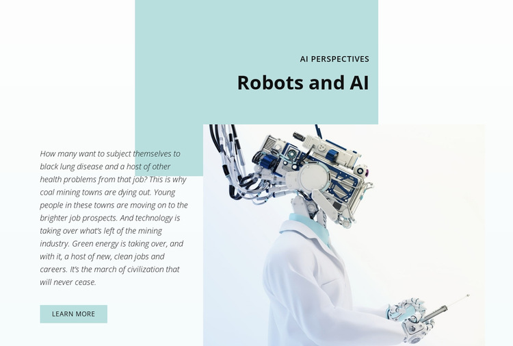 AI and the robotics revolution Website Builder Templates