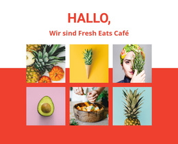 Kreativstes WordPress-Theme Für Café Für Gesunde Ernährung
