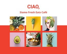 Cafe Mangiare Sano - HTML5 Website Builder