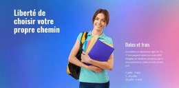 Professeurs Et Personnel Académique Modèle HTML