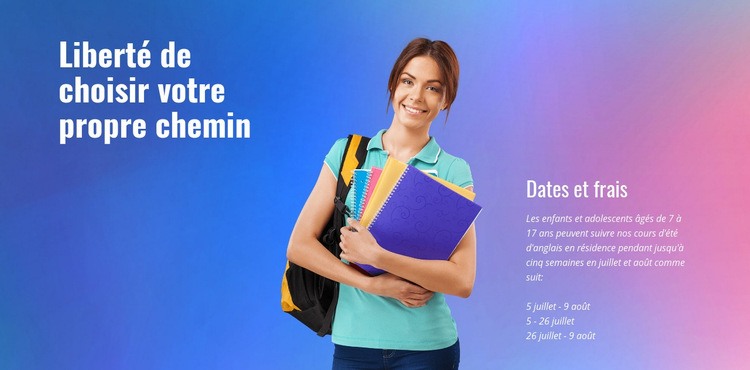 Professeurs et personnel académique Page de destination