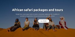 African Adventure Tours CSS Template