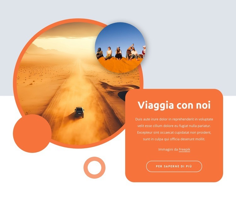 Tour avventurosi attivi Progettazione di siti web