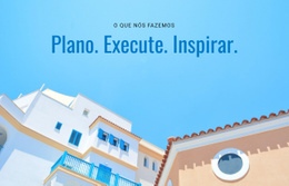 Planeje, Execute, Inspire - Modelos De Sites