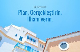 Planlayın, Gerçekleştirin, Ilham Verin - Yaratıcı Çok Amaçlı HTML5 Şablonu