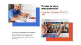 Casa De Banho E Conserto Elétrico - Tema WordPress Moderno