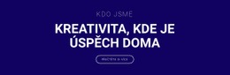 Kreativita Je Tam, Kde Je Úspěch - Webová Šablona