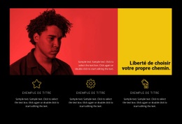 Liberté De Choisir Votre Chemin - HTML5 Website Builder