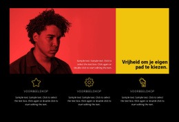 Vrijheid Om Uw Pad Te Kiezen - Persoonlijk Websitesjabloon