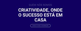 Criatividade É Onde Está O Sucesso - Modelos De Sites