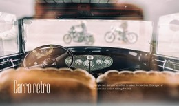 Carro Retro Modelo HTML CSS Simples