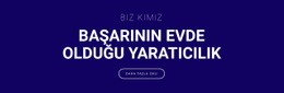 Yaratıcılık, Başarının Olduğu Yerdir - HTML Template Generator