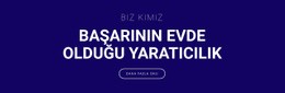 Yaratıcılık, Başarının Olduğu Yerdir Için Web Sitesi Oluşturucu