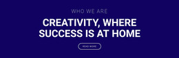 Creativity Is Where Success Is