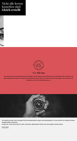 Seiten-HTML Für Unsere Aufgabe Bei Der Arbeit