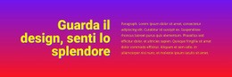 Guarda La Sensazione Del Design Brillare - Ispirazione Per Il Design Del Sito Web