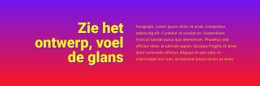 Zie Hoe Het Ontwerp Glanst Open Source-Sjabloon