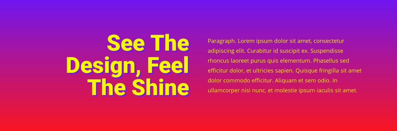 See the design feel shine Squarespace Template Alternative