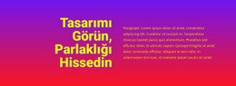 Tasarımın Parladığını Görün - Web Sitesi Tasarımı Ilhamı
