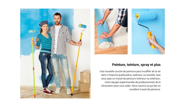 Conseils de peinture intérieure Modèles de constructeur de sites Web