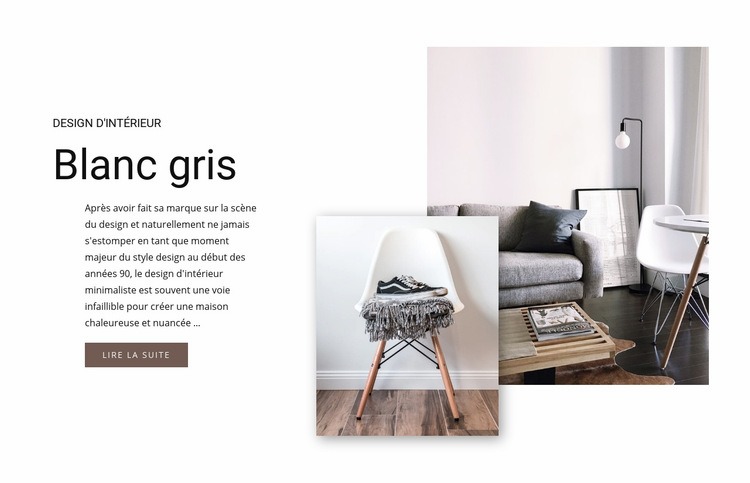 Style scandinave Créateur de site Web HTML