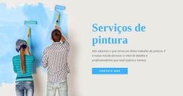 Serviços De Pintura De Interiores - Design HTML Page Online