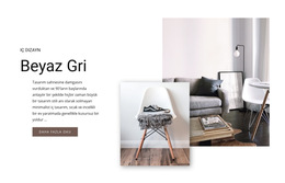 İskandinav Tarzı - Web Sayfası Şablonu