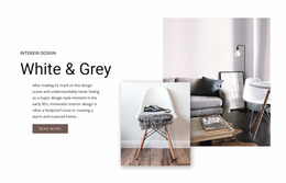 Scandinavian Style - Website Mockup For Any Device