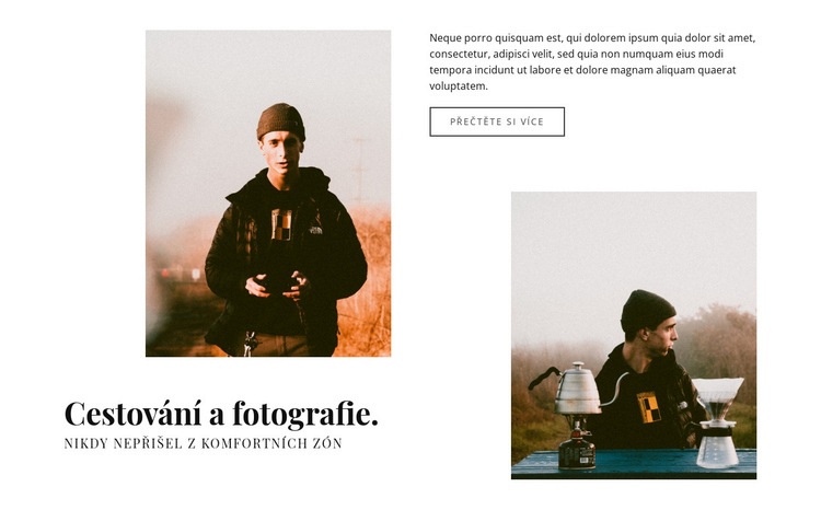Výlety za fotografováním Webový design