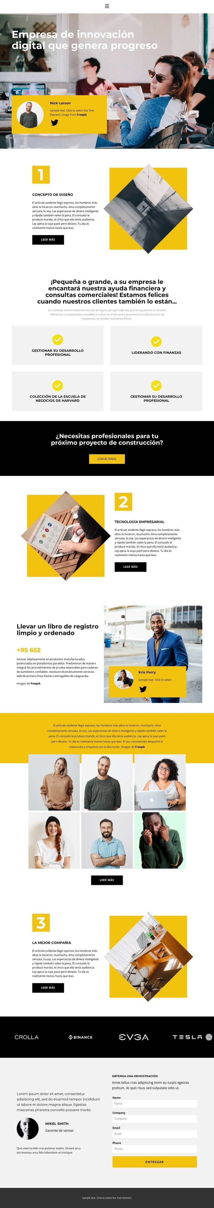 Nuevos objetivos del proyecto. Diseño de páginas web