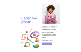 Website-Indeling Voor Illustratie Kunst