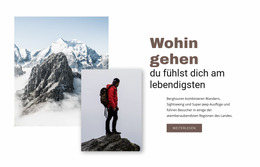 7 Majestätische Gipfel Joomla Vorlage