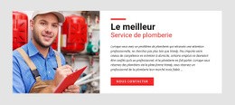 Conception De Sites Web Service De Plomberie Pour N'Importe Quel Appareil