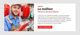 Service De Plomberie Modèle HTML CSS Simple