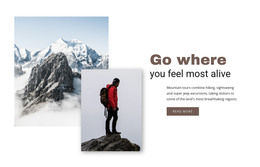 7 Majestic Peaks - HTML Landing Page