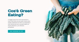 Mangiare Ecologia Verde Modello Di Sito Web CSS