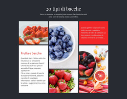 Frutta E Bacche Modello Joomla 2024