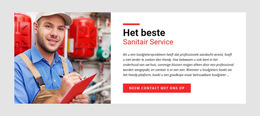Sanitair Service - Ingebouwde Cms-Functionaliteit